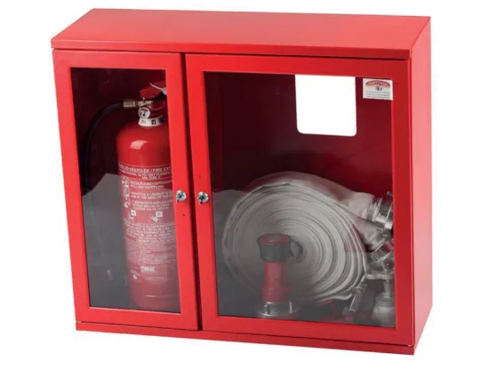 Poza cu Cutie hidrant cu geam, ​tambur ​pentru furtun, yala si ​locas​ ​lateral pentru stingator