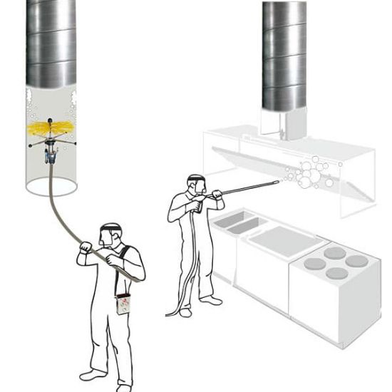 Poza cu Curatare tubulatura hota