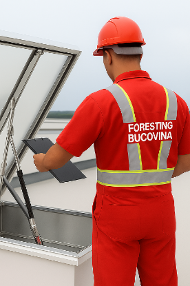 Poza cu Instalare și întreținere trape de fum