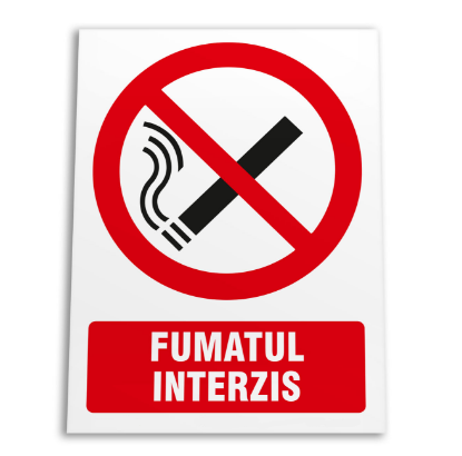 Poza cu Indicator Fumatul interzis