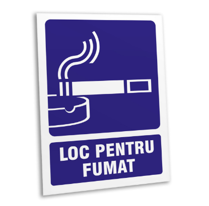 Poza cu Indicator Loc pentru fumat