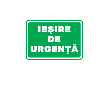 Poza cu Autocolant Ieșire de urgență