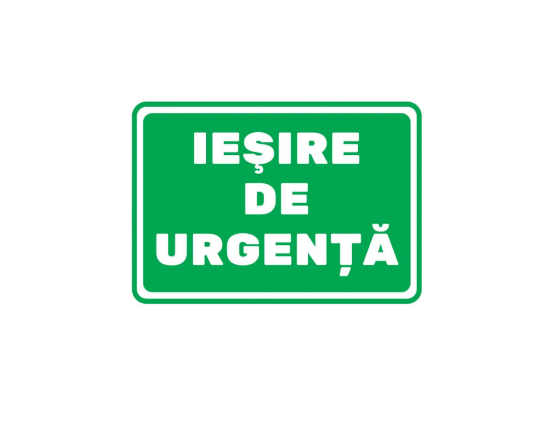 Poza cu Autocolant Ieșire de urgență